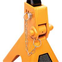 Ratcheting Jack Stand, Locking Pin, 3 tons Capacity, 11-3/4" - 17-1/2" H FMT Sales Ltd