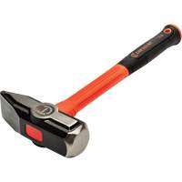 Marteau de forgeron fibre de verre, Poids de la t&ecirc;te 4 lb, 14" lo FMT Sales Ltd