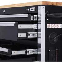 HDRC5212 Armoire mobile de s&eacute;rie HD, 12 tiroirs, 51-1/4" la x 21" p x 40-3/10" h, Noir FMT Sales Ltd