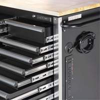 HDRC7220 Armoire mobile de s&eacute;rie HD, 20 tiroirs, 72" la x 24" p x 42-3/10" h, Noir FMT Sales Ltd