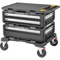 Poste de travail modulaire 4-en-1 TOUGHSYSTEM 2.0 DXL, 34" x 25-4/5" x 30", Noir/Jaune FMT Sales Ltd