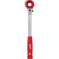 Lineman's High-Leverage Ratcheting Wrench with Milled Strike Face, 3/4"/1"/1-1/8" Drive, Ergonomic Handle FMT Sales Ltd