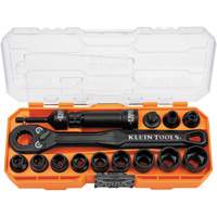 Jeu de douilles &agrave; chocs ouvertes essentielles KNECT, 28 Mcx, Chocs, Prise de 3/8" FMT Sales Ltd