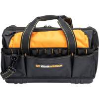 Sac &agrave; outils de 20" pour les professionnels, Nylon, 33 pochettes, Noir/Orange FMT Sales Ltd