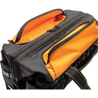 Sac &agrave; outils de 20" pour les professionnels, Nylon, 33 pochettes, Noir/Orange FMT Sales Ltd