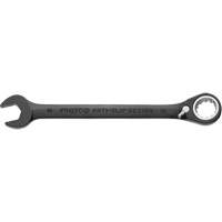 Metric Spline Combination Reversible Ratcheting Wrench, Black/Chrome Finish FMT Sales Ltd