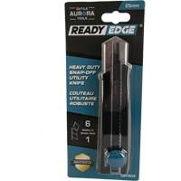 25mm Retractable Knife, Stainless Steel, Heavy-Duty, Rubber Handle FMT Sales Ltd