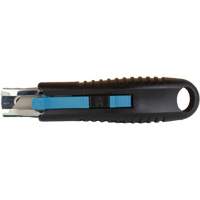 Standard-Duty Retractable Safety Knife, Stainless Steel, Rubber Handle FMT Sales Ltd