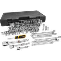 Jeu d'outils pour m&eacute;caniciens &agrave; 6 et 12 pans standards et profonds de 1/4", 3/8" et 1/2" SAE/m&eacute;triques FMT Sales Ltd