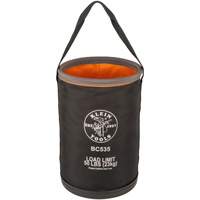 Straight Utility Bucket, 17" L x 12" W x 4" H, Nylon, Black/Grey/Orange FMT Sales Ltd