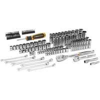 Jeu d'outils manuels pour m&eacute;canicien 90T SAE/m&eacute;trique avec prises 1/4" & 3/8" FMT Sales Ltd