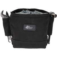 Sac Phantom pour &eacute;crous et boulons avec 2 manchons, Toile, 3 pochettes, Noir FMT Sales Ltd
