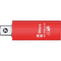 Adaptateur isol&eacute; VDE A/B, Prise 1/4", Douille 3/8", 2,78" lo, Sph&eacute;rique FMT Sales Ltd