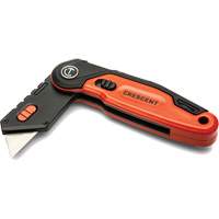 Folding Utility Knife, 1" Blade, Steel Blade, Aluminum Handle FMT Sales Ltd
