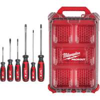 Ensemble de tournevis &agrave; prise coussin&eacute;e avec organisateur compact &agrave; profil bas PACKOUT, 6 m FMT Sales Ltd