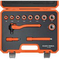 Insulated Ratchet & Socket Set with Case, 1000 V, 12 Pcs FMT Sales Ltd