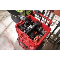 Bac &agrave; profil bas PACKOUT, 15" x 18-5/8" x 6-5/8", Noir/Rouge FMT Sales Ltd