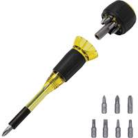 Tournevis 8-en-1 Tru-Grip avec raccourci, 6-57/100" lo, Prise Plastique FMT Sales Ltd