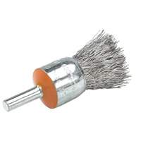 Brosses mont&eacute;es &agrave; fils cr&ecirc;p&eacute;s, 1/2", Fils 0,02", Tige 1/4" FMT Sales Ltd