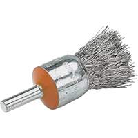 Brosses mont&eacute;es &agrave; fils cr&ecirc;p&eacute;s, 1/2", Fils 0,02", Tige 1/4" FMT Sales Ltd