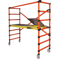 Mobile Work Scaffolding - Speedy Mobile Scaffolding, Fibreglass Frame, 79-1/2" D x 78" H FMT Sales Ltd