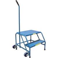 Tilt-N-Roll Step Stands, 2 Step(s), 24" L x 29" W x 19" H, 300 lbs. Capacity FMT Sales Ltd