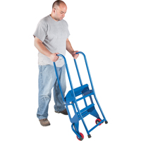 &eacute;chelle pliante portative, 4 marches, Perfor&eacute;, Hauteur 40" FMT Sales Ltd