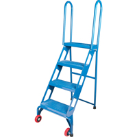&eacute;chelle pliante portative, 4 marches, Perfor&eacute;, Hauteur 40" FMT Sales Ltd