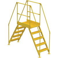 Crossover Ladder, 79 1/2" Overall Span, 50" H x 24" D, 24" Step Width FMT Sales Ltd