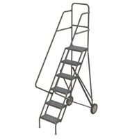 &eacute;chelles roulantes, 6 marches, Stri&eacute;, Hauteur 66" FMT Sales Ltd