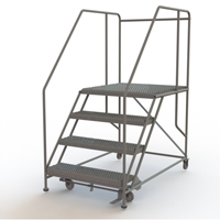 Plateforme de travail mobile, Acier, 4 Marches, 40" ha, 36" p, 36" Marche, Stri&eacute; FMT Sales Ltd