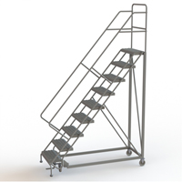 &eacute;chelles en angle de s&eacute;curit&eacute;, 9 marches, Stri&eacute;, Inclinaison 50°, Hauteur 90" FMT Sales Ltd