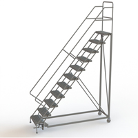 &eacute;chelles en angle de s&eacute;curit&eacute;, 11 marches, Stri&eacute;, Inclinaison 50°, Hauteur 110" FMT Sales Ltd