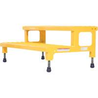 Adjustable Step-Mate Stand, 2 Step(s), 36-3/16" W x 22-7/8" L x 15-1/4" H, 500 lbs. Capacity FMT Sales Ltd