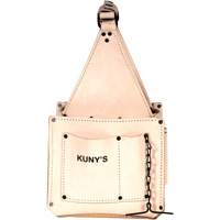 Porte-outils pour &eacute;lectricien et travaux d'entretien, Cuir, 17 pochettes, Beige FMT Sales Ltd