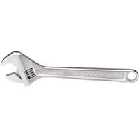 Adjustable Wrench, 12-1/8" L, 1-19/32" Max Width, Chrome FMT Sales Ltd
