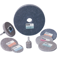 Meule homog&egrave;ne &agrave; faible densit&eacute; de s&eacute;rie 500 Standard Abrasives, 3" x 1/4", Arbre de 1/4", Grain de Moyen, Oxyde d'aluminium FMT Sales Ltd