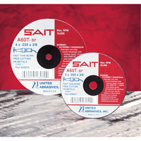 Cut-Off Wheel, 5" x 0.045", 7/8" Arbor, Type 27, Aluminum Oxide/Ceramic, 12200 RPM FMT Sales Ltd