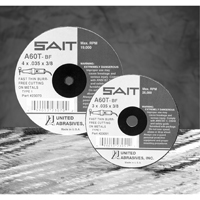 Cut-Off Wheel, 5" x 0.045", 7/8" Arbor, Type 27, Aluminum Oxide/Ceramic, 12200 RPM FMT Sales Ltd