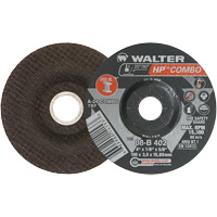 HP Combo Depressed Center Combination Wheel, 4" x 1/8", 5/8" Arbor, Type 27 FMT Sales Ltd