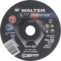 PIPEFITTER Grinding Wheel, 5" x 1/8", 7/8" Arbor, Type 27 FMT Sales Ltd