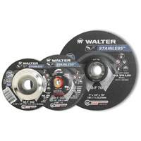 STAINLESS Grinding and Cutting Wheel, 4-1/2" x 1/4", 5/8"-11 Arbor, Type 28S, Aluminum Oxide, 13300 RPM FMT Sales Ltd