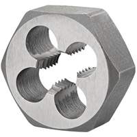 Hexagon Rethreading Bolt Die, 1.67" Dia., M22x1.5 Thread, High Speed Steel FMT Sales Ltd