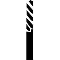Forets pour trou de passage &agrave; pointes au carbure, Diam&egrave;tre de 1/4" FMT Sales Ltd