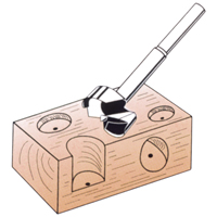 Forstner Bit, 2/5", 8 mm Shank, 3-1/2" Length FMT Sales Ltd