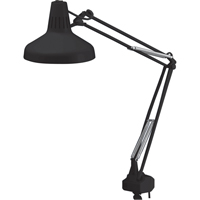 LAMPES DE TRAVAIL COMBIN&eacute;ES ROBUSTES, 22/60 W, Fluorescent/Incandescente, Col 45", Noir FMT Sales Ltd