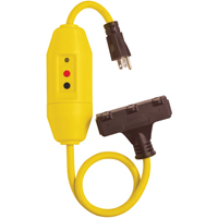 GFCI Protected Tri-Cords, 120 V, 15 A, 2' Cord FMT Sales Ltd
