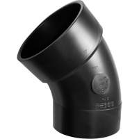 45° Sanitary Street Elbow Fitting, Spigot x Hub, Plastic, 6" FMT Sales Ltd