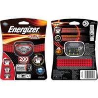 Lampe frontale Vision, DEL, 200 lumens, 8,5 hres de fonctionnement, piles AAA FMT Sales Ltd