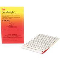 ScotchCode Pre-Printed Wire Marker Book FMT Sales Ltd